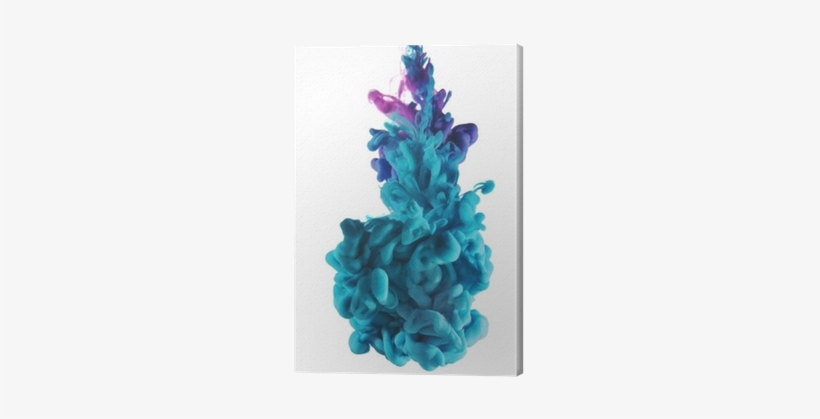 Color Drop Swirling Underwater, Isolated On White Background - Artificial Flower, transparent png download