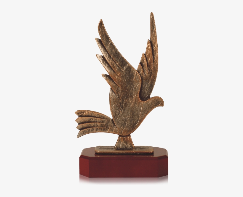 Zamak Figure Flying Pigeon 25,5cm - Asp Metall-resin Figur - (bel259) Taube, transparent png download