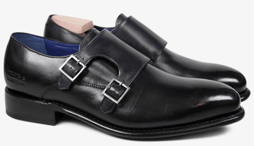 Monks Charles 9 Crust Black Ls - Monks Melvin & Hamilton Charles 9 Crust Black Ls,, transparent png download