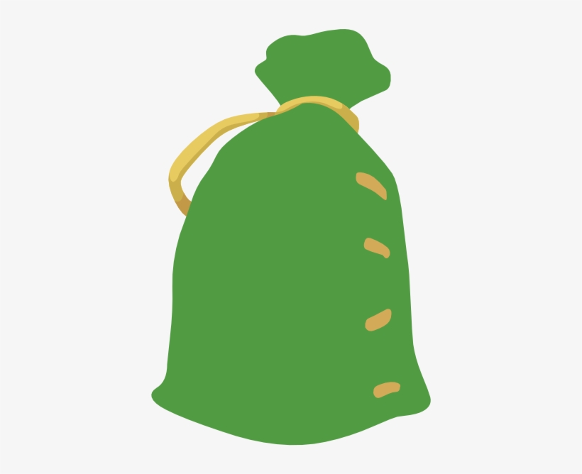 How To Set Use Generic Green Bag Clipart - Green Sack, transparent png download