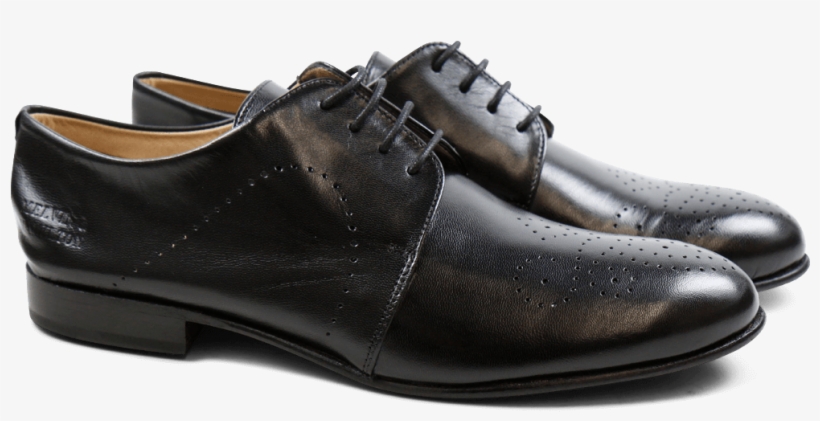 Derby Shoes Sally 1 Salerno Black Ls - Derbies Melvin & Hamilton Sally 1 Crust Black Hrs,, transparent png download