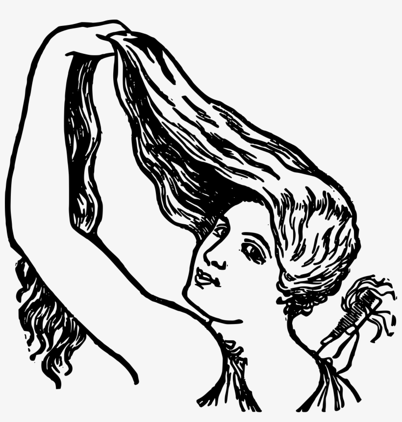 Big Image - Hairstyle Clip Art, transparent png download