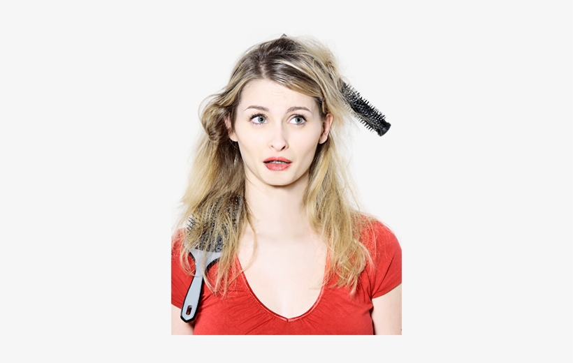 Hairbrush Tangled In Hair, transparent png download