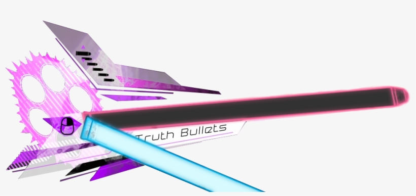 Lie Bullet Template, I Think You Guys Might Have Fun - Danganronpa, transparent png download