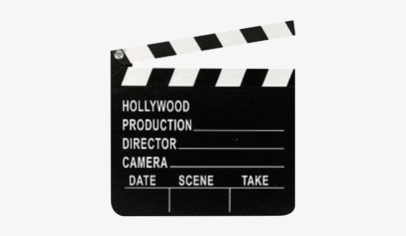 Hollywood Clapboard - Wood - Director Clapper Board, transparent png download