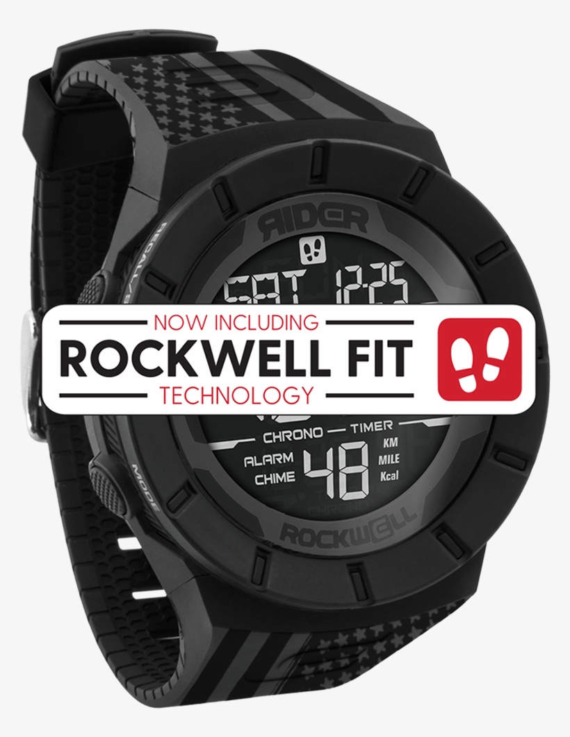 Coliseum Fit™ - Rockwell Coliseum Watch Thin Red Line American Flag, transparent png download