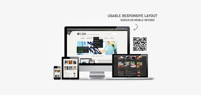 Responsive Mobile Website - Responsive Layouts For Ecommerce, transparent png download