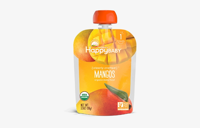 Happy Baby Organics Clearly Crafted ™ Jars, transparent png download