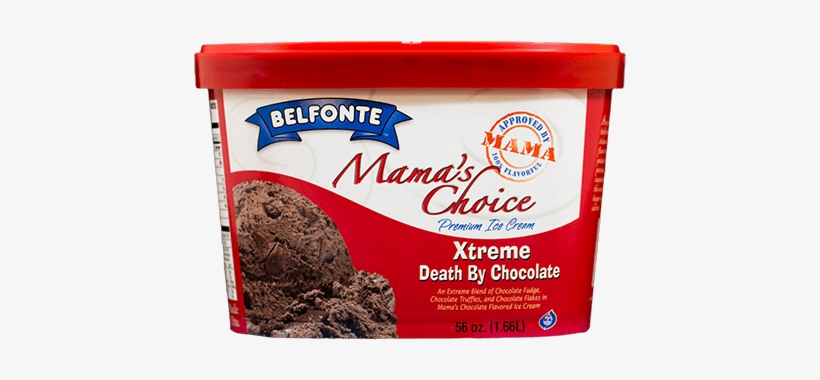 Xtreme Death By Choclate - Belfonte Mama's Choice Ice Cream, Premium, Chocolate, transparent png download