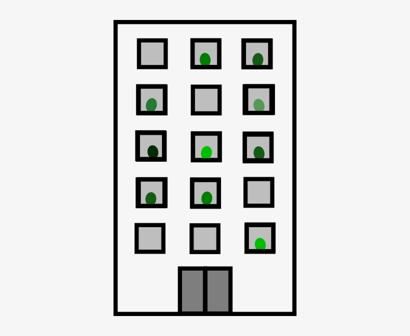 Green Hotel Clip Art - Clip Art, transparent png download