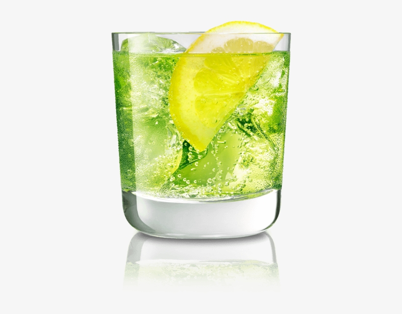 Gin Lemon Png - Gin Tonic Cocktail Png, transparent png download
