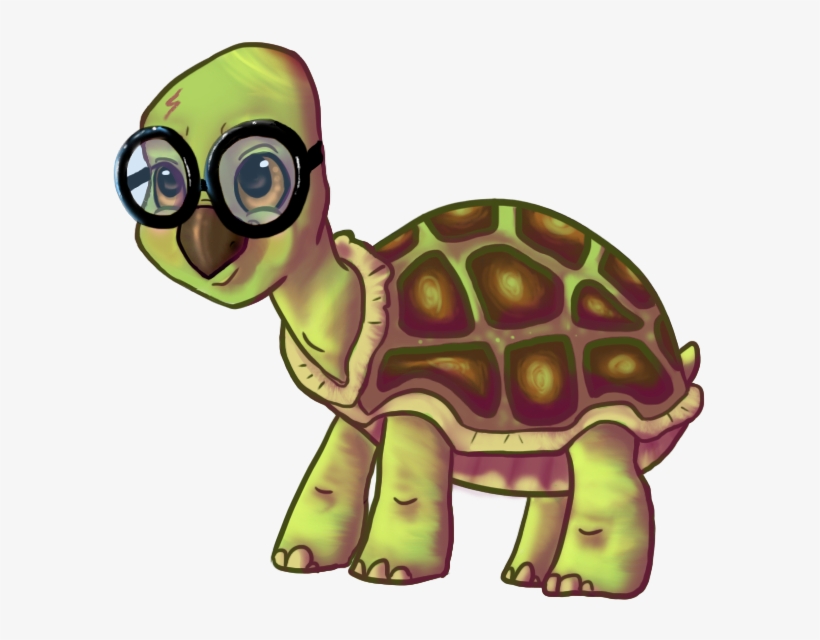 Tortoise Clipart Head - Sea Turtle With Glasses, transparent png download