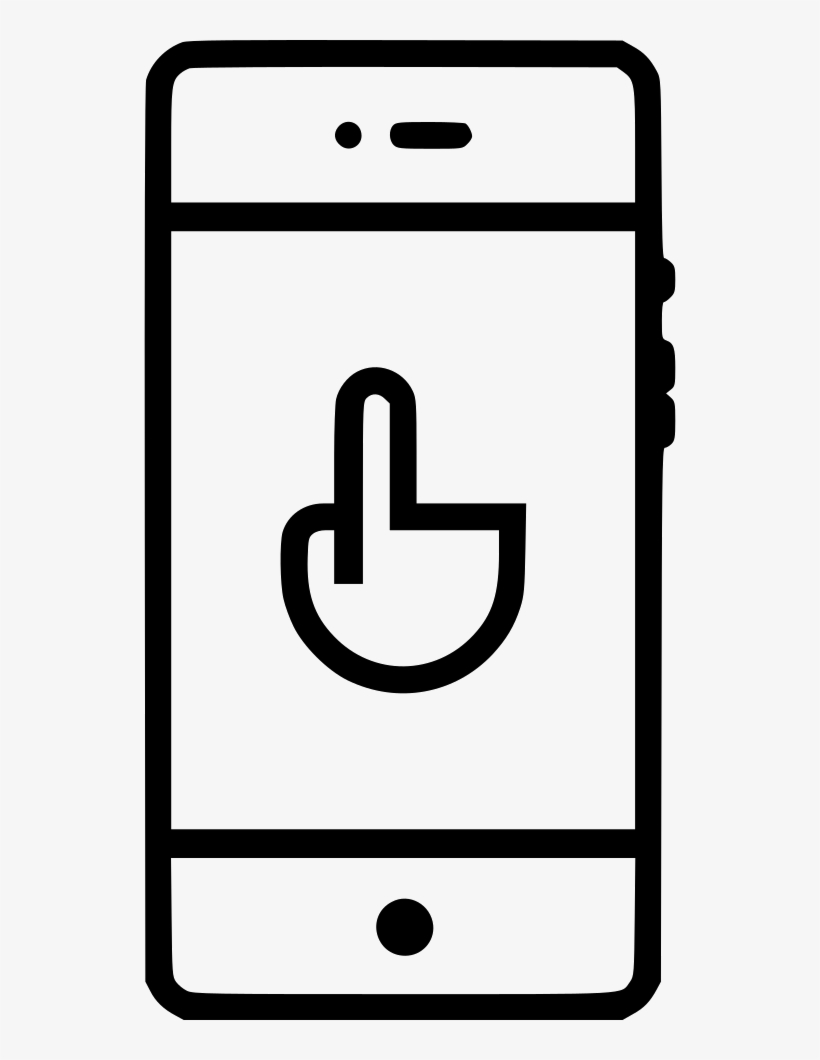 Hand Touch Gesture Fingure Click Up Ui Comments - Personal Profile Profile Icon, transparent png download
