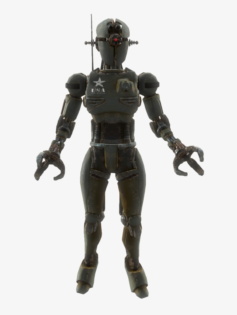 Deadly, Especially For The Unprepared, The Assaultron - Fallout 4 Gunner Assaultron, transparent png download