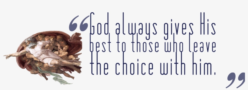 Best Quotes Png Image - Creation Of Adam - Painted By Michelangelo, transparent png download