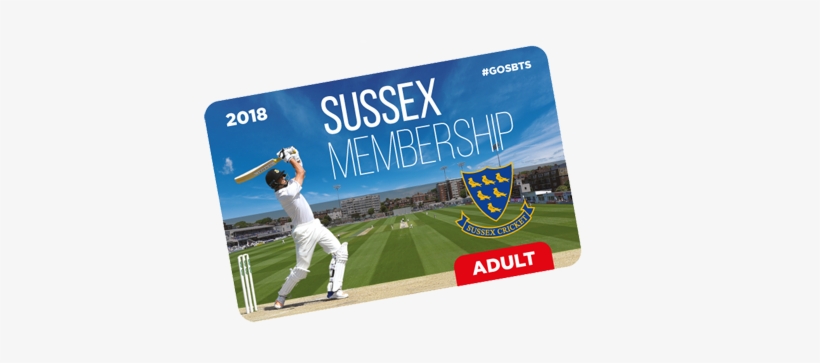 Adult Membership - Sussex County Cricket Club, transparent png download
