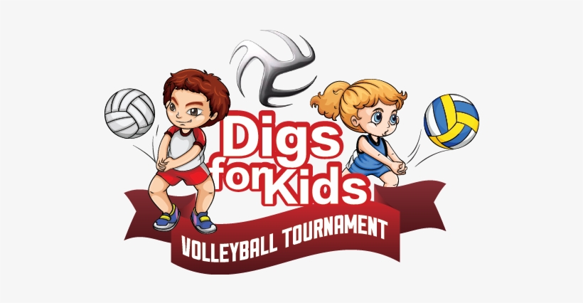 Volleyball Clipart Grass - Volleyball Kids Png, transparent png download