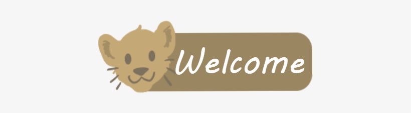 Lion Cub Icon "welcome" - Welcome Lion, transparent png download