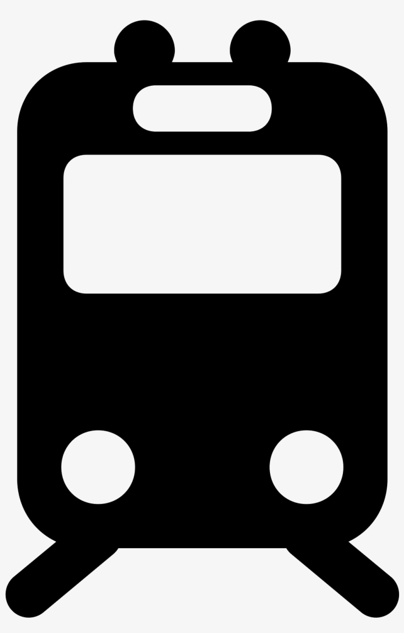The Icon Shows A Train Or Subway That Is Seen Head - Transport Icons Png, transparent png download