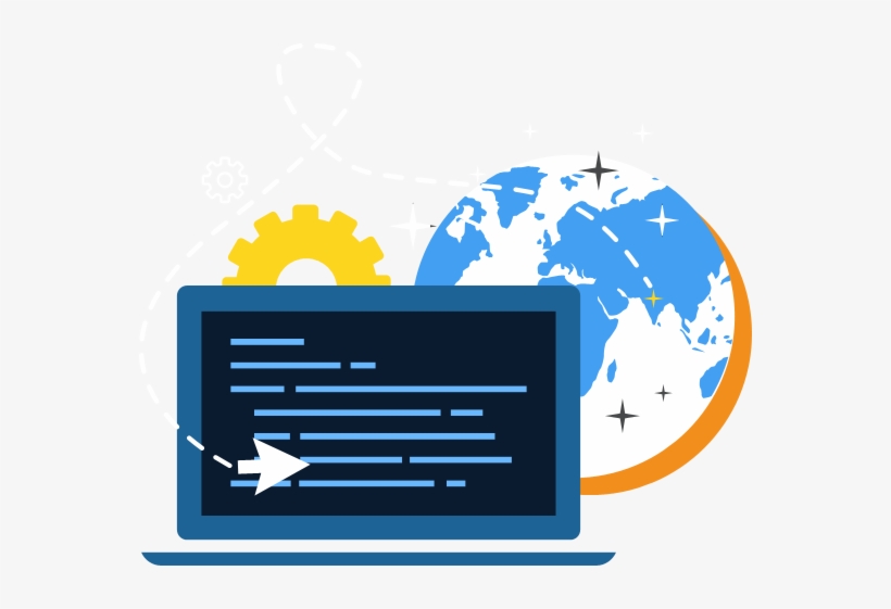 Outsource Your Web Project To A Great Team - World Map, transparent png download