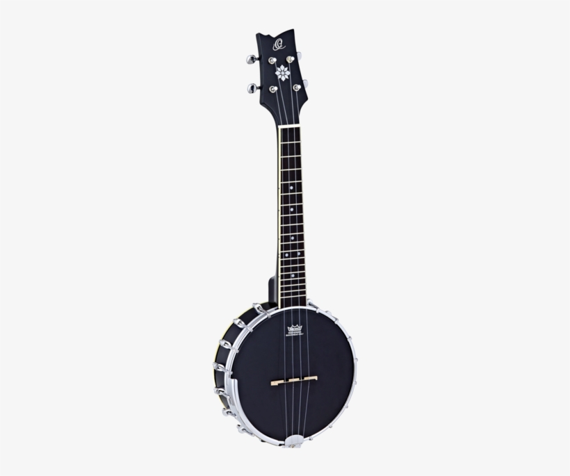 Ortega Banjolele - Ortega Oubj100-sbk Banjolele, Black, transparent png download