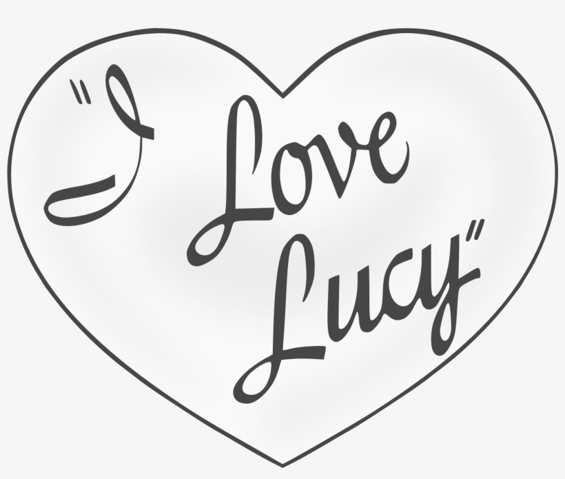 Open - Love Lucy Title, transparent png download