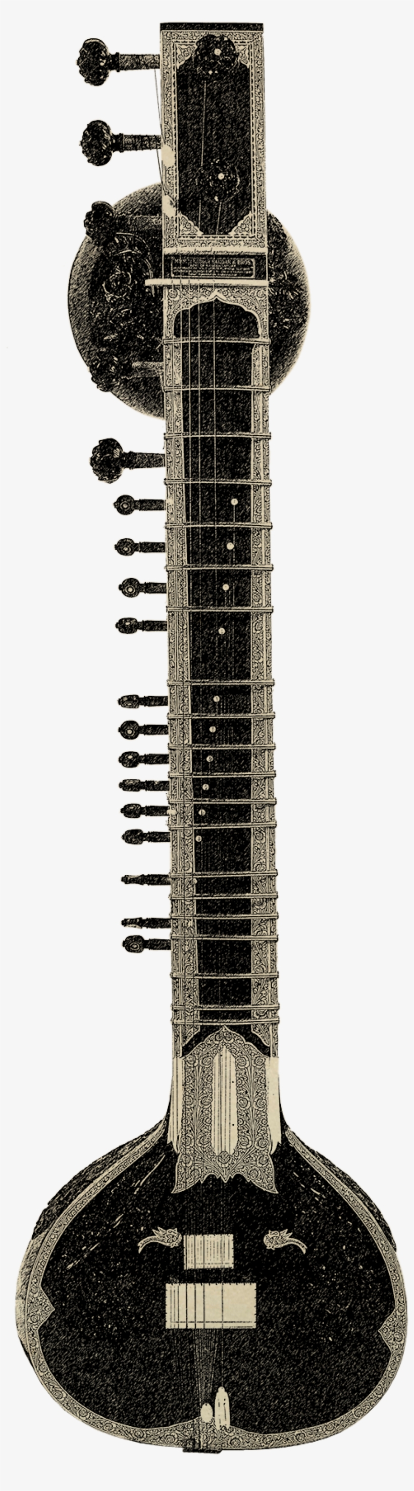 Sitar, transparent png download