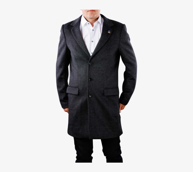 Scotch & Soda Classic 3 Button Coat In Wool - یقه کرواتی پیراهن مردانه, transparent png download