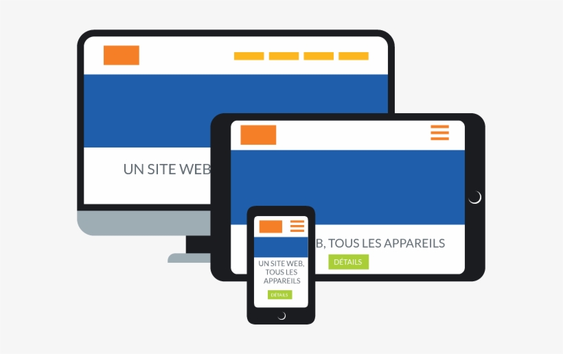 Site Web Adaptatif - Les Site Web, transparent png download