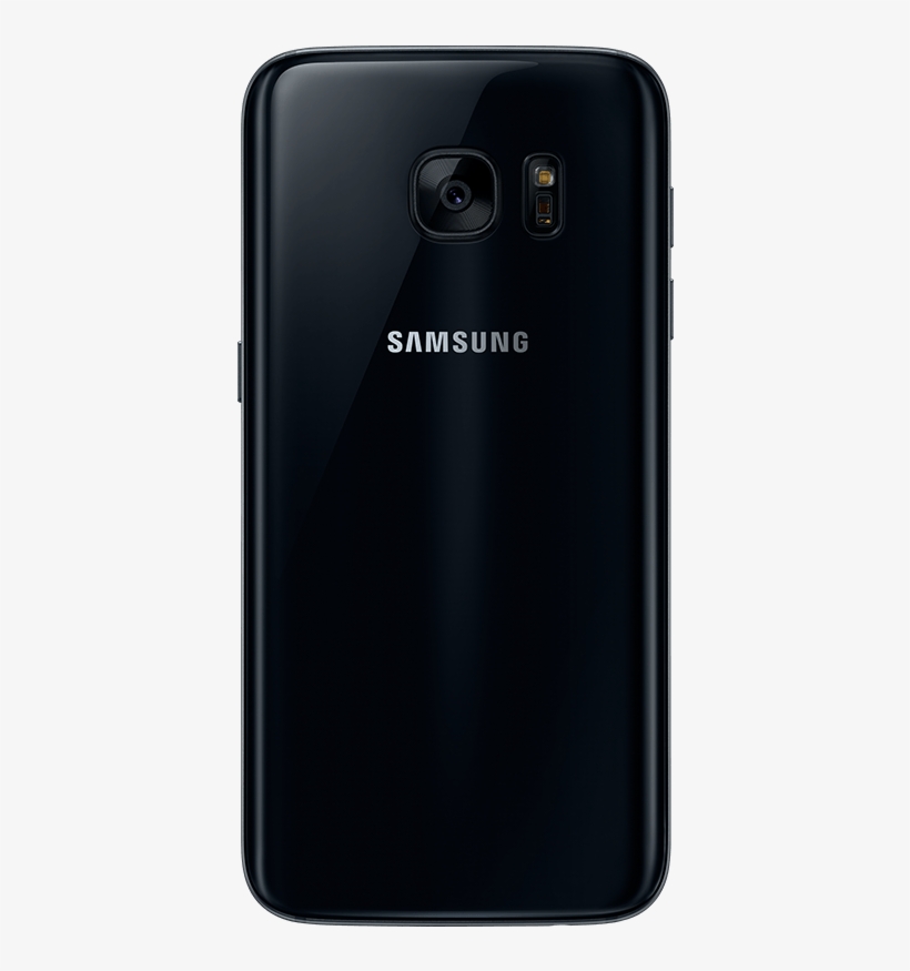 Galaxy-s7 Gallery Back Black - Samsung Galaxy S7 32gb Black, transparent png download