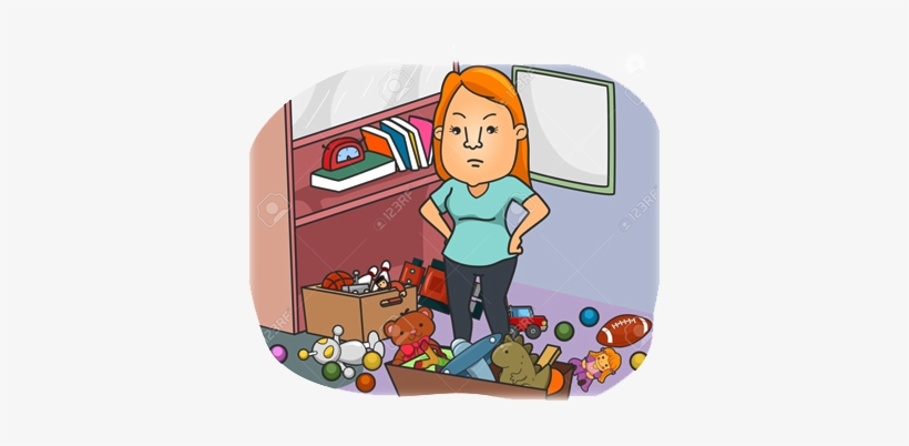 Try To Describe This Picture Using The Words 'indha' - Scattered Toys Clipart, transparent png download