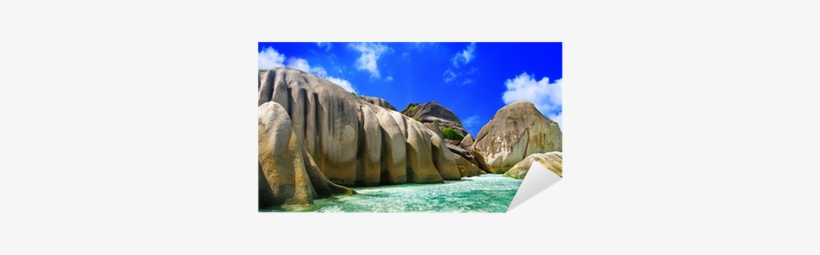 Amazing Seychelles With Unique Granite Rocks Sticker - Seychelles, transparent png download