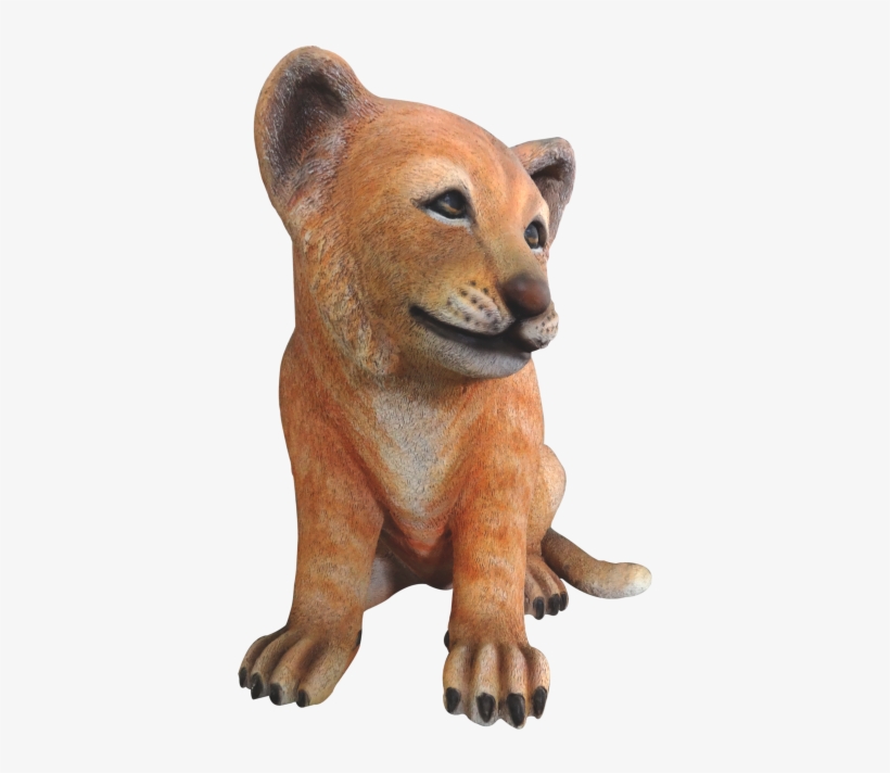 Lion Cub Sitting - Cougar, transparent png download
