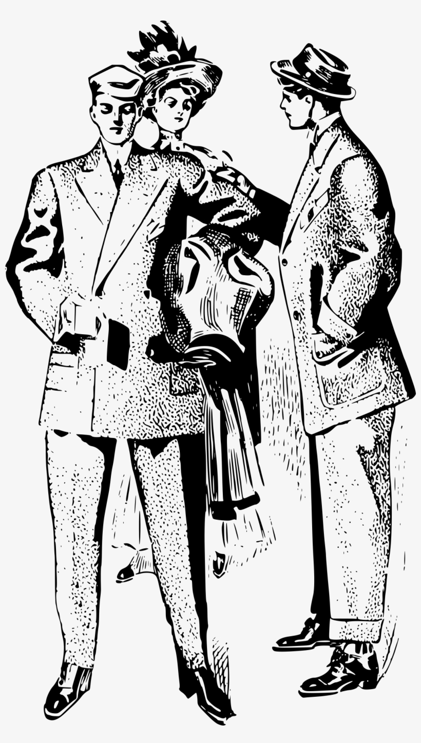 This Free Icons Png Design Of Two Young Gents And A, transparent png download