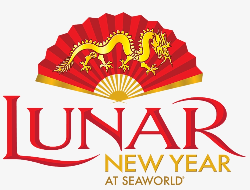 Lunar New Year Logo Primary - Seaworld Lunar New Year 2018, transparent png download