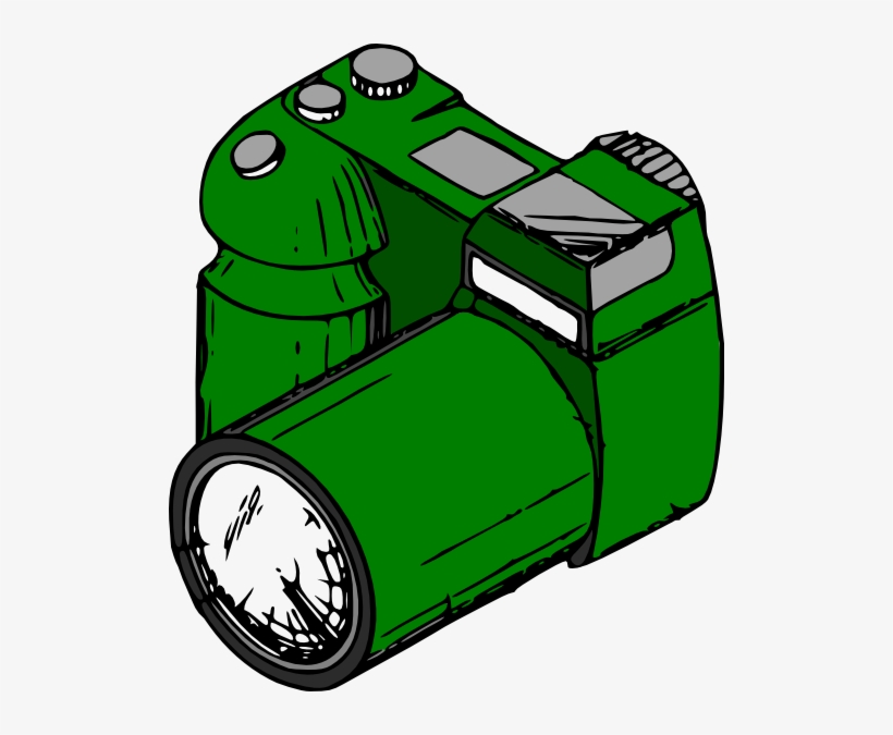 This Free Clip Arts Design Of Green Camera - Green Camera Clip Art, transparent png download