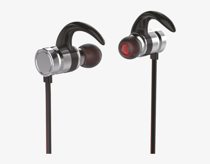 Everyday Use In-ear Headphones - Ant Audio H23rb In The Ear Bluetooth Earphones (black/red), transparent png download