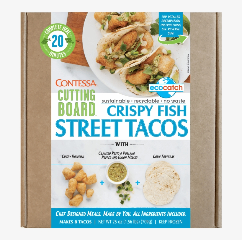 Crispy Fish Street Tacos - Seafood, transparent png download