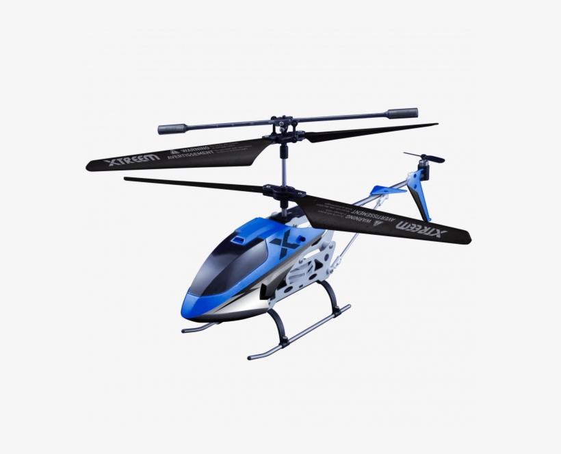 Xtreem - Micro Lightning X-squadron Helicopter - Blue, transparent png download