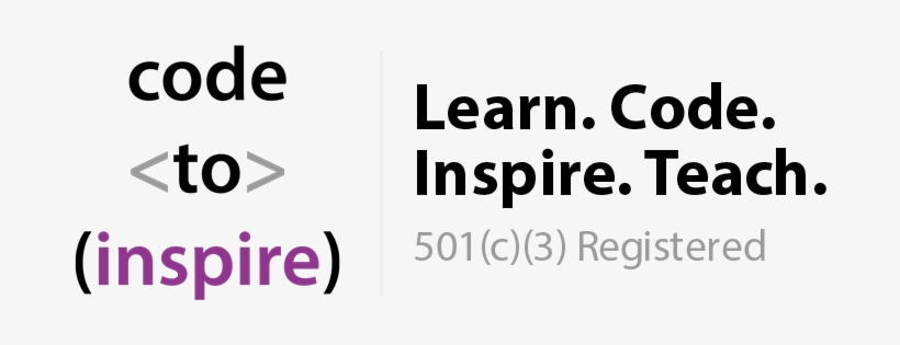 Code To Inspire - Code To Inspire Logo Transparent PNG - 700x250 - Free ...