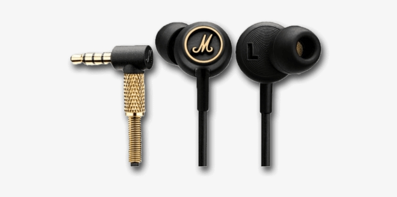 Marshall Mode Eq Ios Earphone Black - Marshall Mode Eq In-ear Earphones For Ios Black/brass, transparent png download