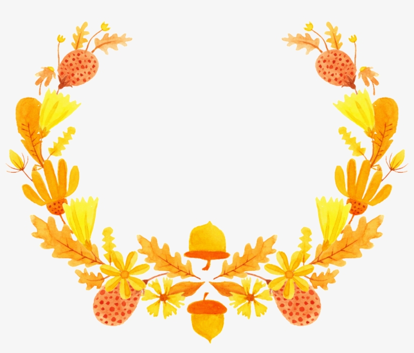 Autumn Garland Transparent Free Buckle Png, transparent png download