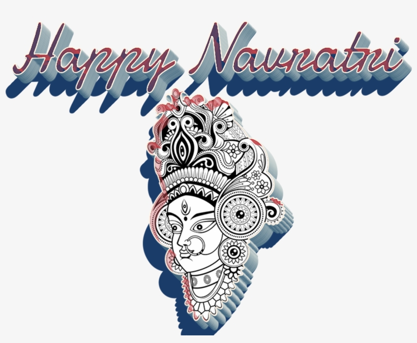 Transparent Happy Navratri Png, transparent png download