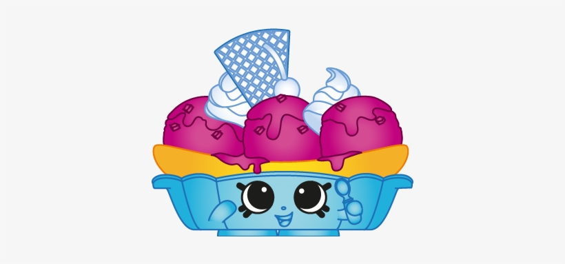 Banana Splitty Ff Art 1 - Shopkins Bunch Of Bananas, transparent png download