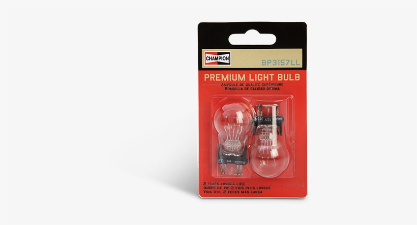 Champion Premium Light Bulb In Package Transparent - Incandescent Light Bulb, transparent png download