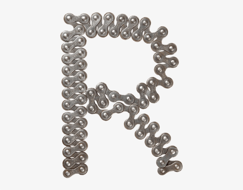 Chain Zigzag Font - Chain, transparent png download