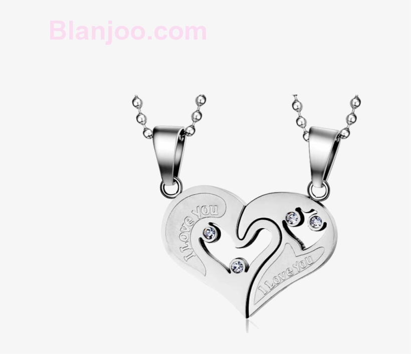 Stainless Steel Mens Womens Couple Pendant Necklace, transparent png download