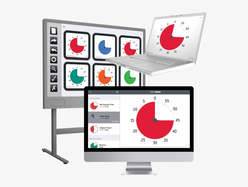 Time Timer Desktop App - Time Timer App Windows, transparent png download