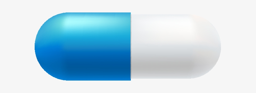 Color Capsule Light Blue White - Electric Blue, transparent png download