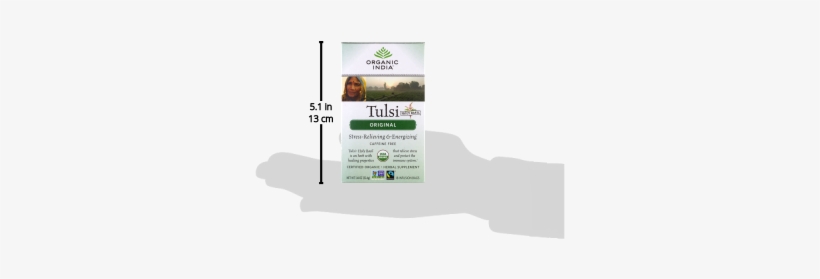 Organic India Tulsi Holy Basil Herbal Supplement Infusion - Organic India - Tulsi Original Tea - 6 X 18 Tea Bags, transparent png download